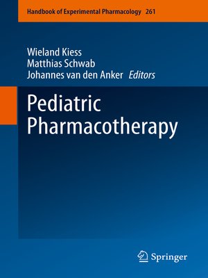 cover image of Pediatric Pharmacotherapy